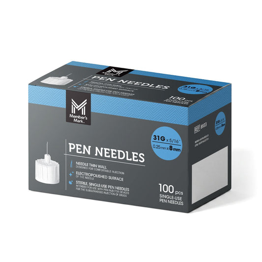 미국직구 멤버스마크 100팩 / Member's Mark Pen Needles 31G x 8mm, 100 ct. 1