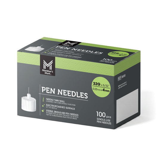 미국직구 멤버스마크 100팩 / Member's Mark Pen Needles 32G x 4mm, 100 ct. 1