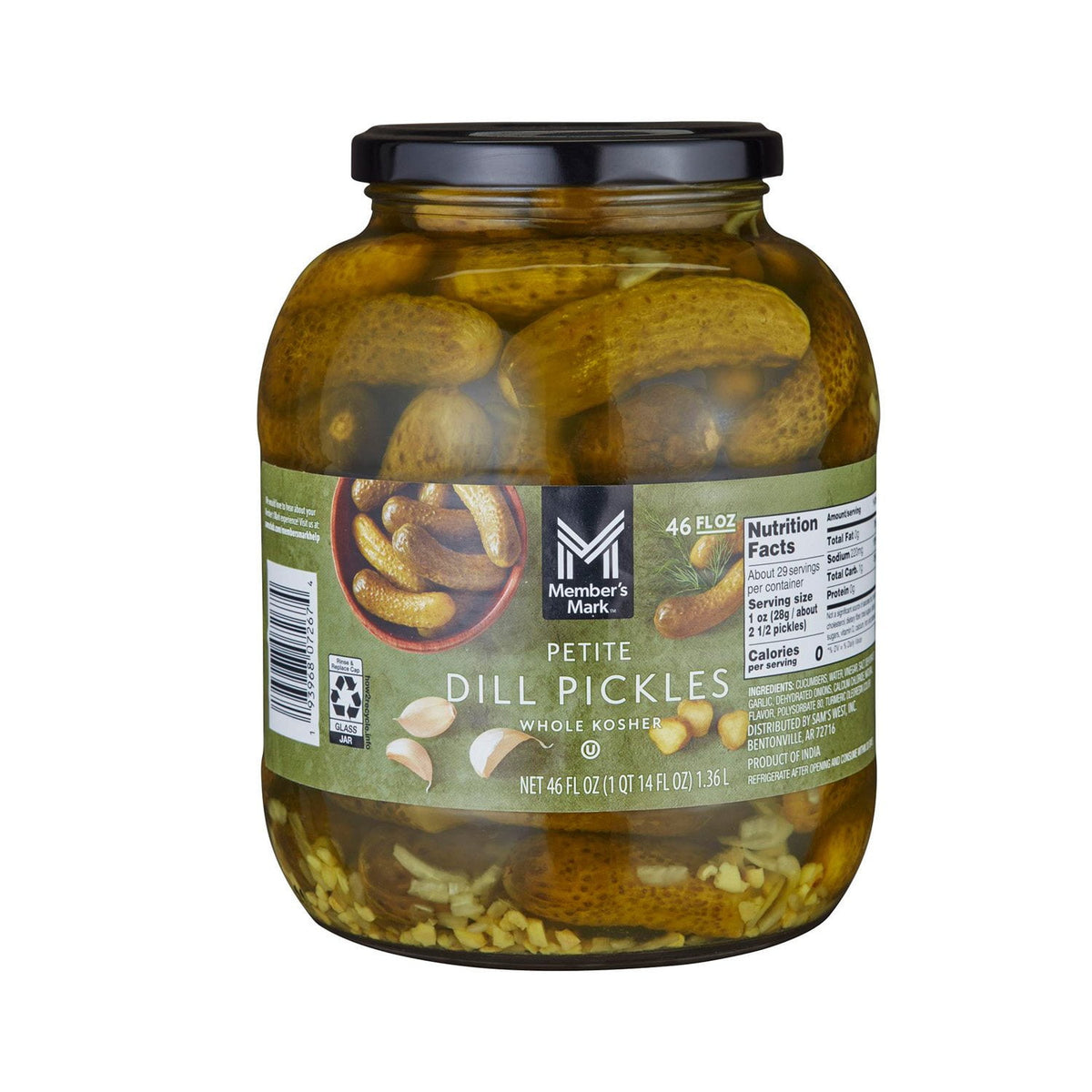 미국직구 멤버스마크 1.3kg / Member's Mark Petite Dill Pickles, 1.3kg 1