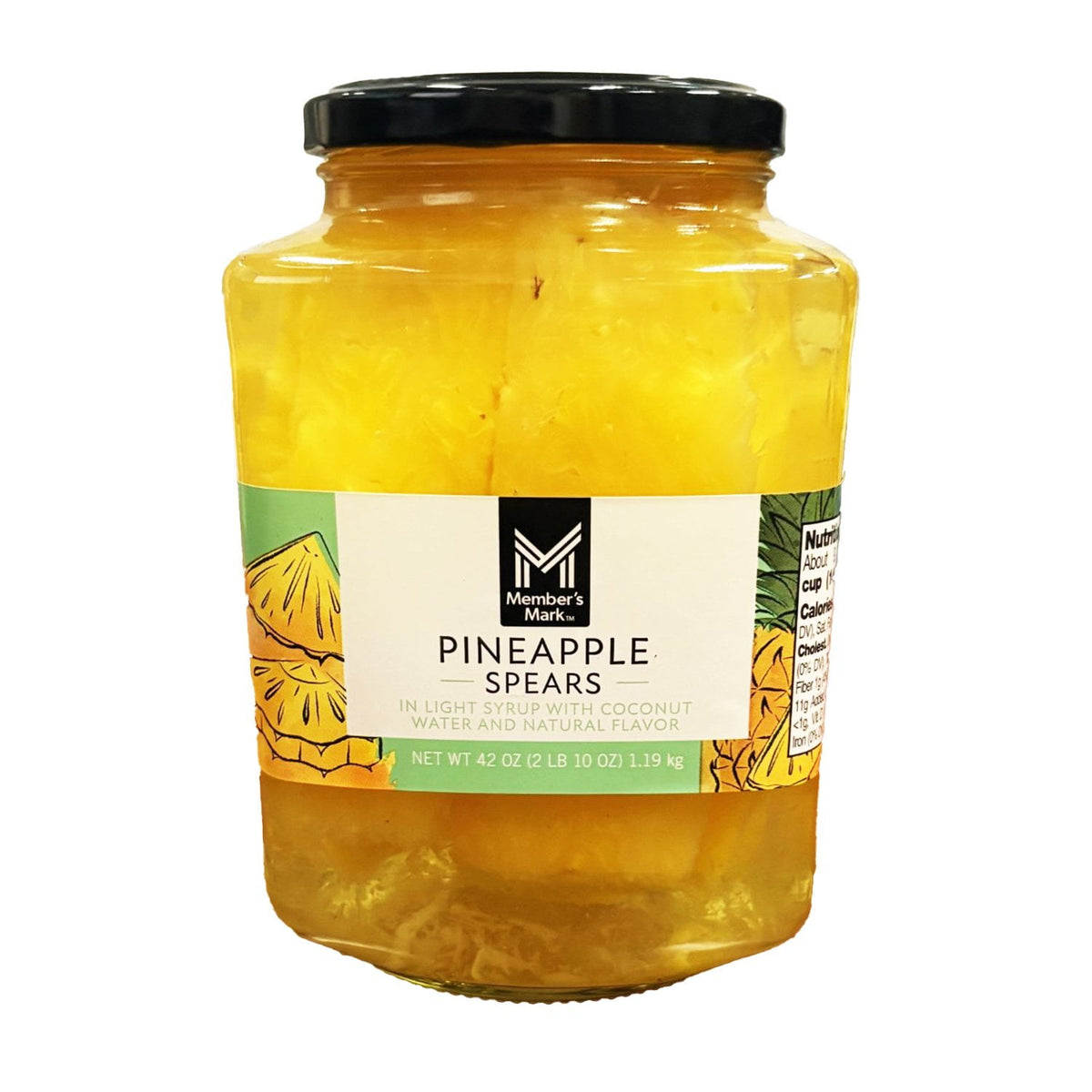 미국직구 멤버스마크 견과 1.2kg / Member's Mark Pineapple Spears in Coconut Water, 1.2kg 1