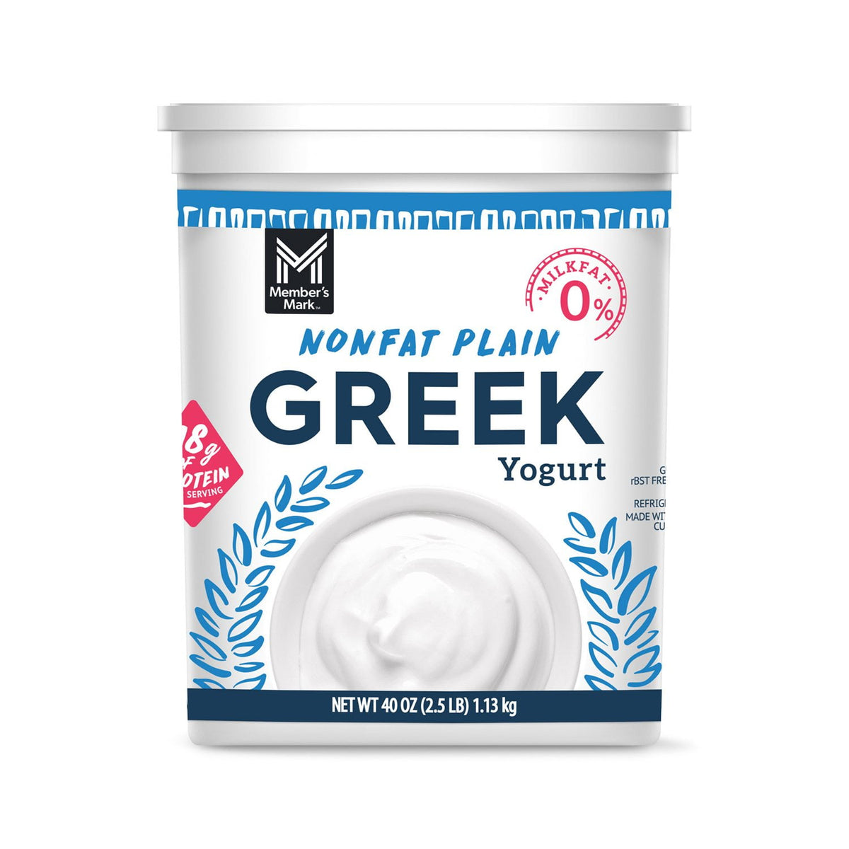 미국직구 멤버스마크 1.1kg / Member's Mark Plain Nonfat Greek Yogurt, 1.1kg 1