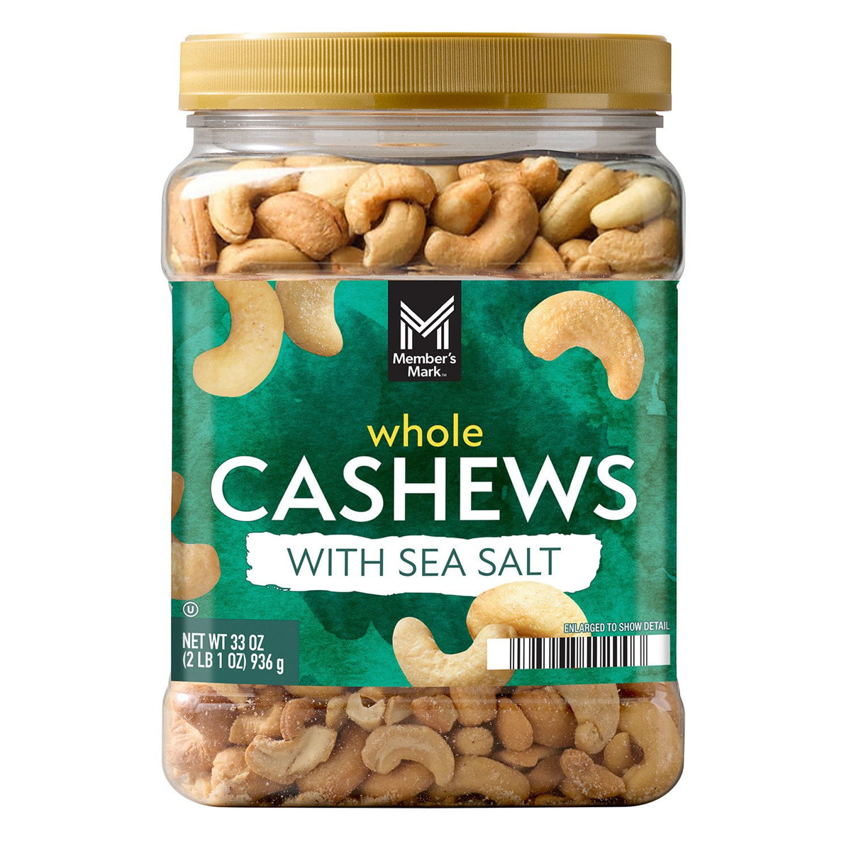 미국직구 멤버스마크 견과 936g / Member's Mark Roasted Whole Cashews with Sea Salt, 936g 1