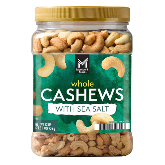 미국직구 멤버스마크 견과 936g / Member's Mark Roasted Whole Cashews with Sea Salt, 936g 1
