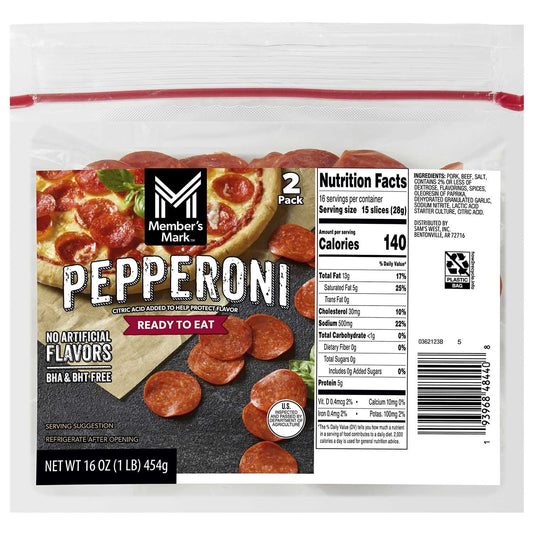미국직구 멤버스마크 454g / Member's Mark Sliced Pepperoni 454g, 2 pk. 1