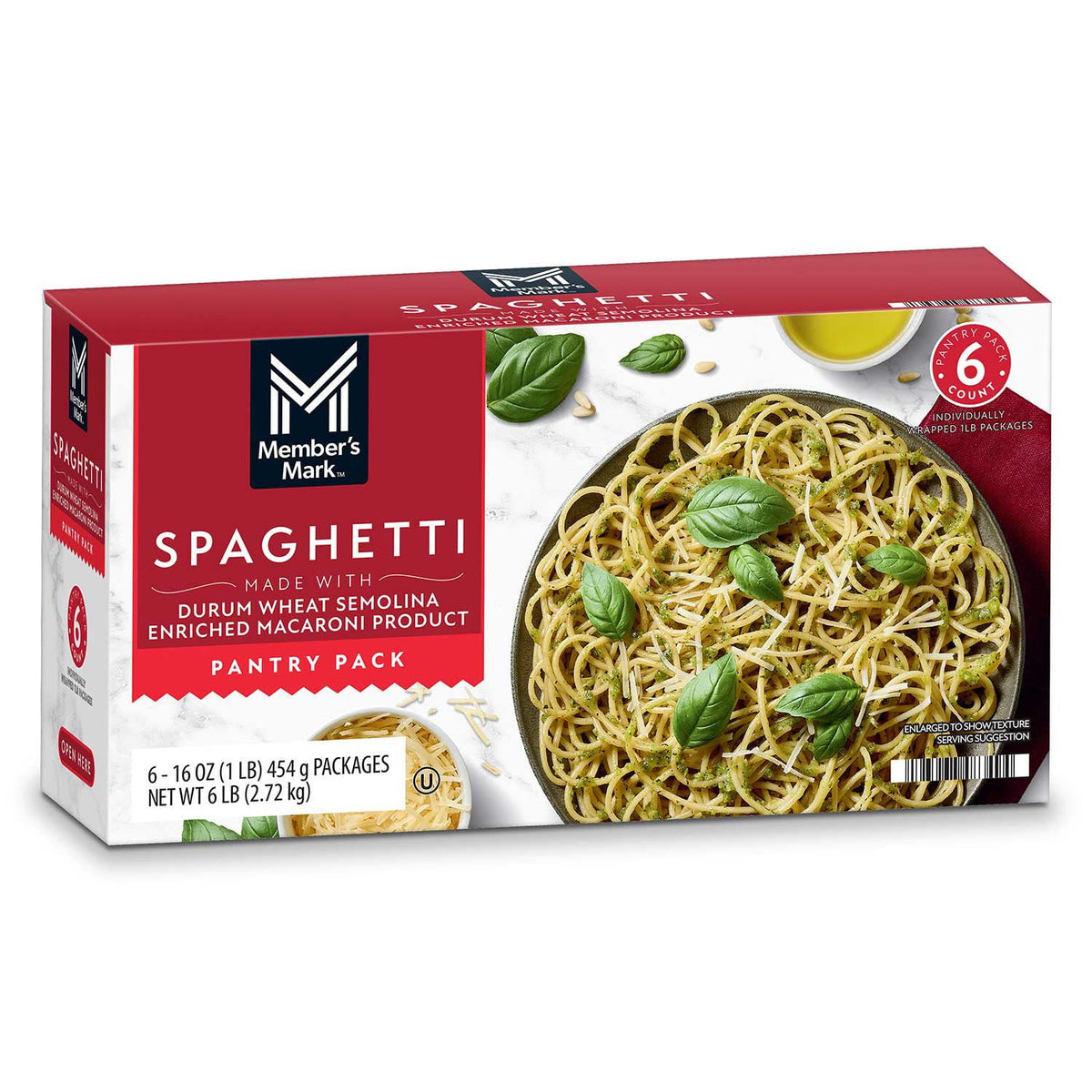 미국직구 멤버스마크 / Member's Mark Spaghetti Pasta Pantry Pack, 1 lb., 6 pk. 1