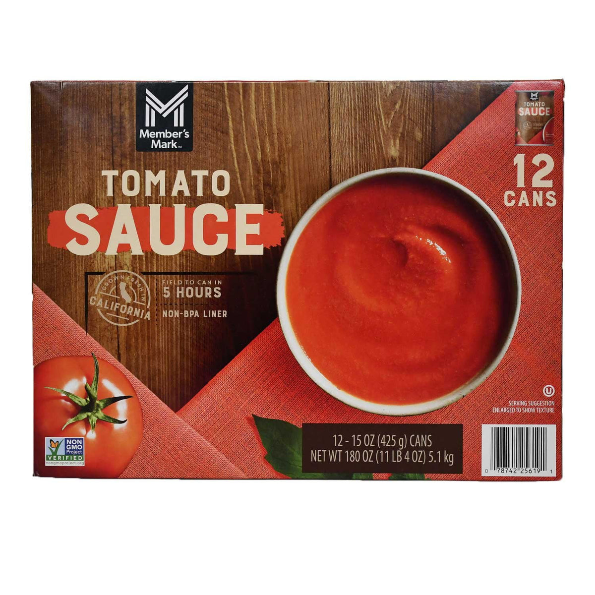 미국직구 멤버스마크 425g 12팩 / Member's Mark Tomato Sauce, 425g, 12 ct. 1