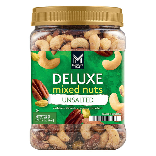 미국직구 멤버스마크 견과 964g / Member's Mark Unsalted Deluxe Mixed Nuts, 964g 1