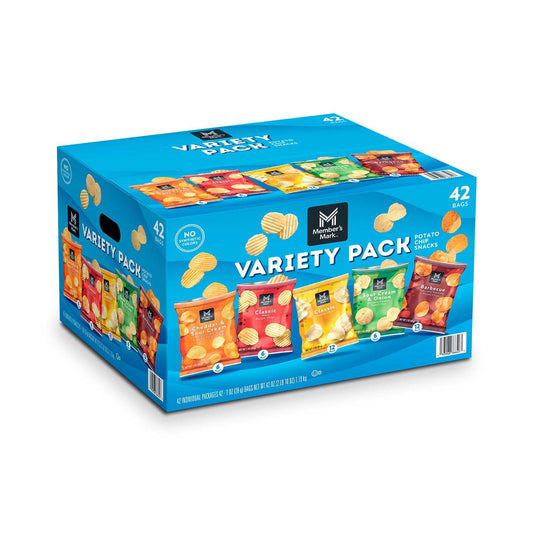 미국직구 멤버스마크 28g / Member's Mark Variety Pack Potato Chips, 28g, 42 pk. 1