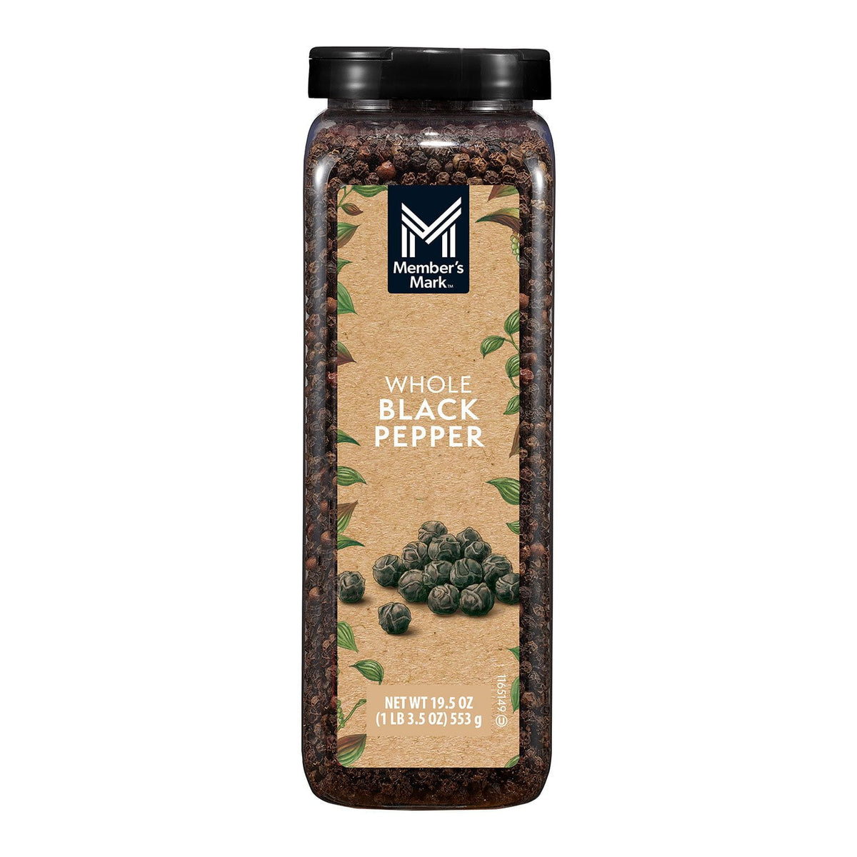 미국직구 멤버스마크 553g / Member's Mark Whole Black Peppercorns, 553g 1