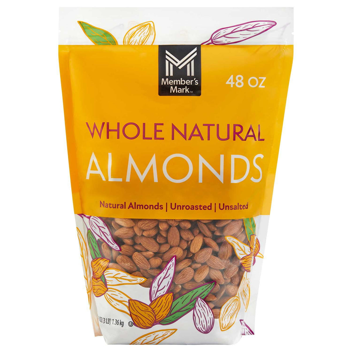 미국직구 멤버스마크 견과 1.4kg / Member's Mark Whole Natural Almonds, 1.4kg 1