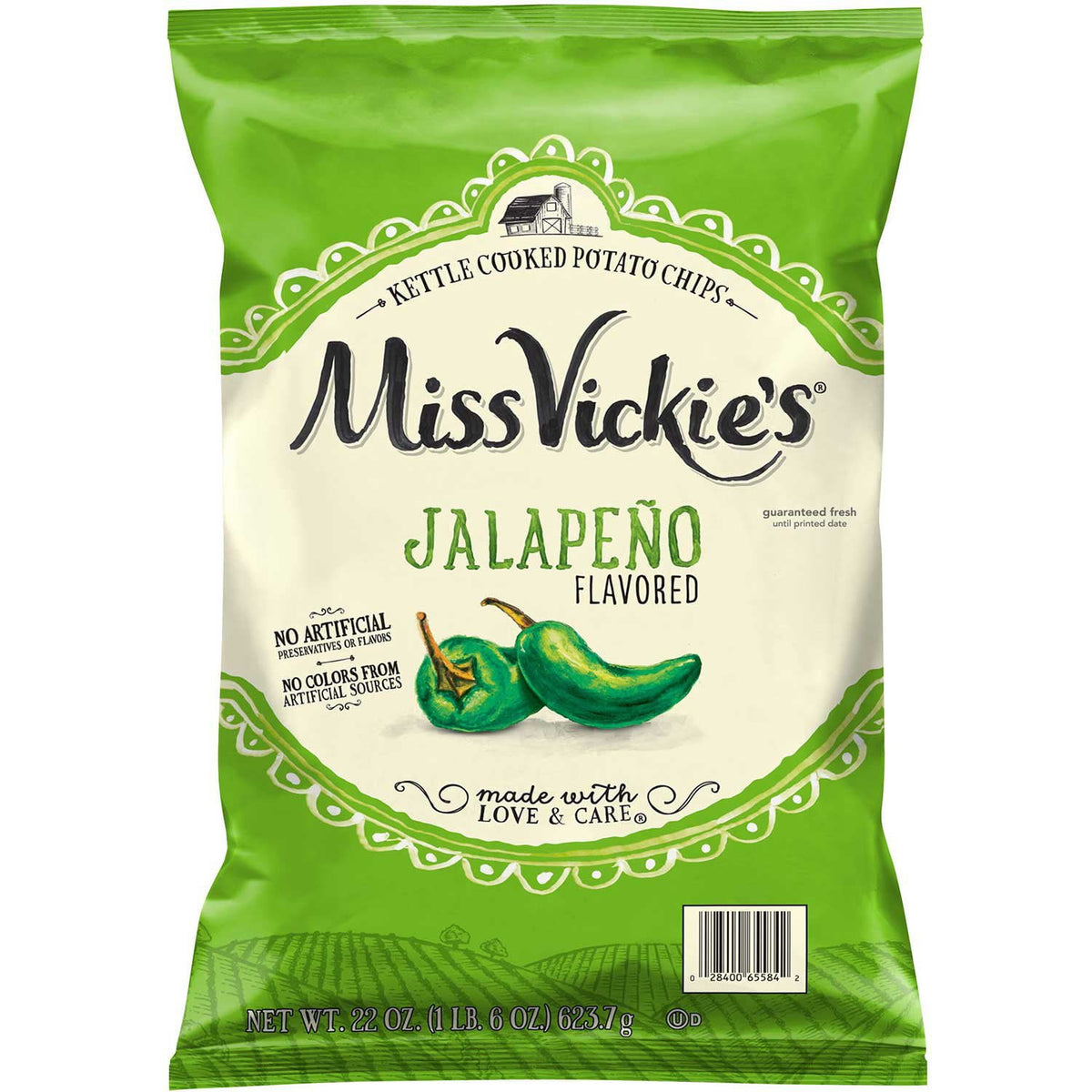 미국직구 Miss Vickie's Jalapeno 624g / Miss Vickie's Jalapeno Kettle Cooked Potato Chips, 624g 1