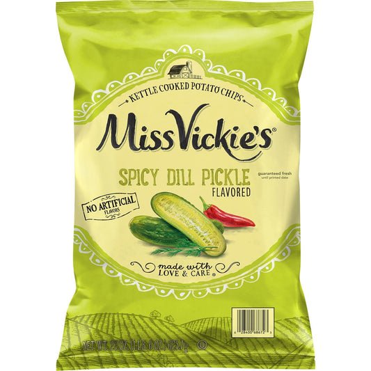 미국직구 Miss Vickie's Spicy 624g / Miss Vickie's Spicy Dill Pickle Potato Chips, 624g 1