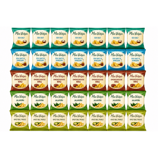 미국직구 Miss Vickies Kettle 39g 30팩 / Miss Vickies Kettle Cooked Potato Chips Variety Pack, 39g Bags, P 1