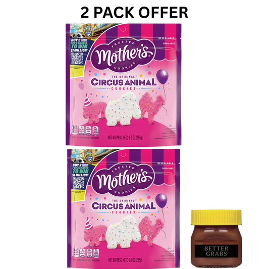 미국직구 Mother's 과자 255g / Mother's Original Circus Animal , Frosted Animal Cookies with Rainbow 1