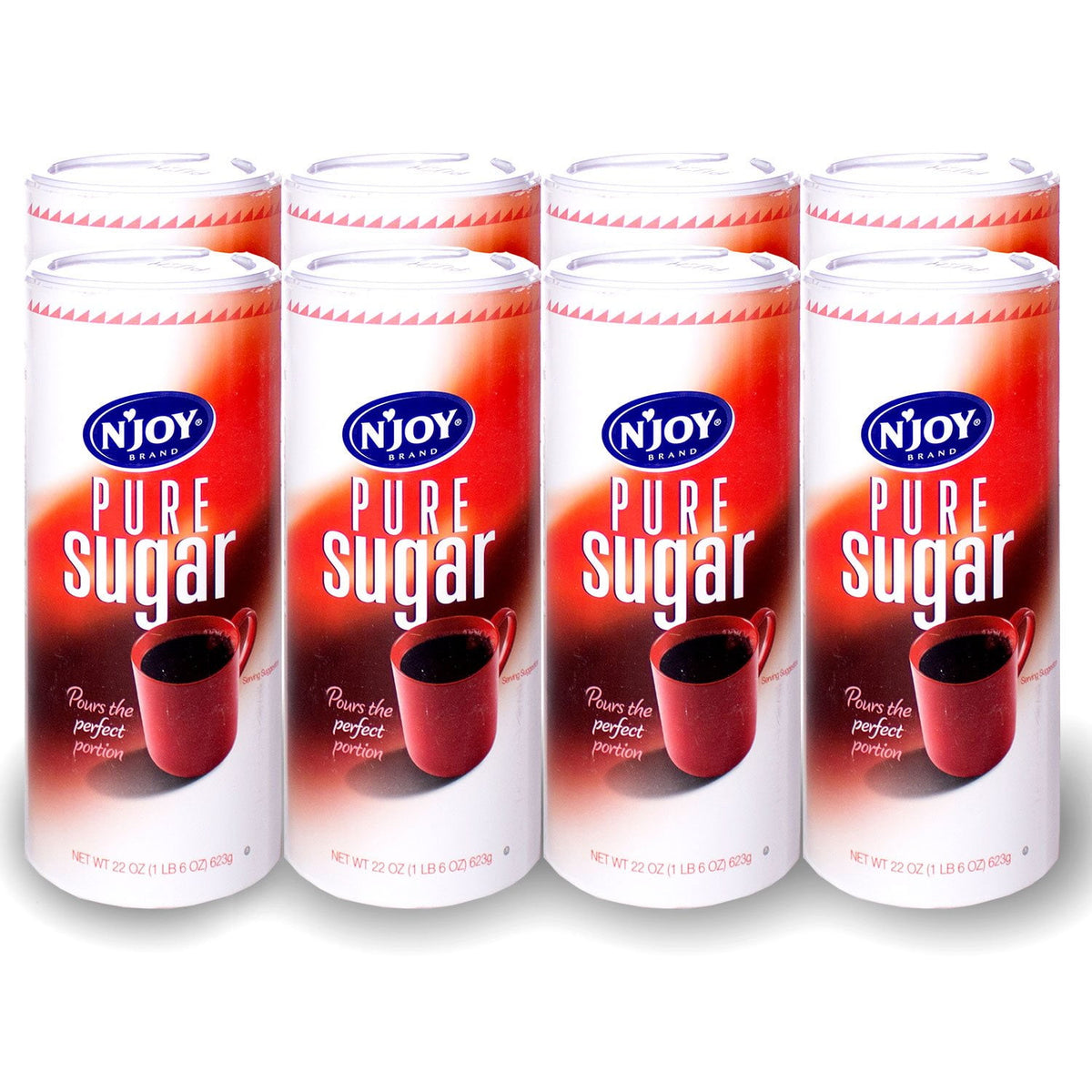 미국직구 N'Joy Pure Sugar 624g 8팩 / N'Joy Pure Sugar Canisters, 624g, 8 ct. 1