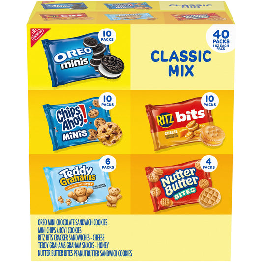 미국직구 Nabisco 과자 28g / Nabisco Classic Mix Cookie & Cracker Variety Pack, 28g, 40 pk. 1