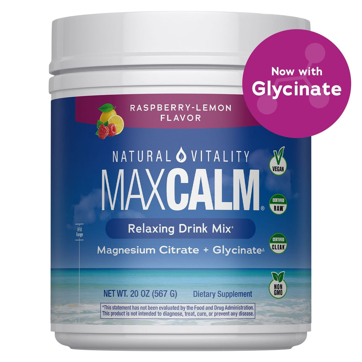 미국직구 Natural Vitality CALM 567g / Natural Vitality CALM Raspberry-Lemon Drink Mix, 567g 1