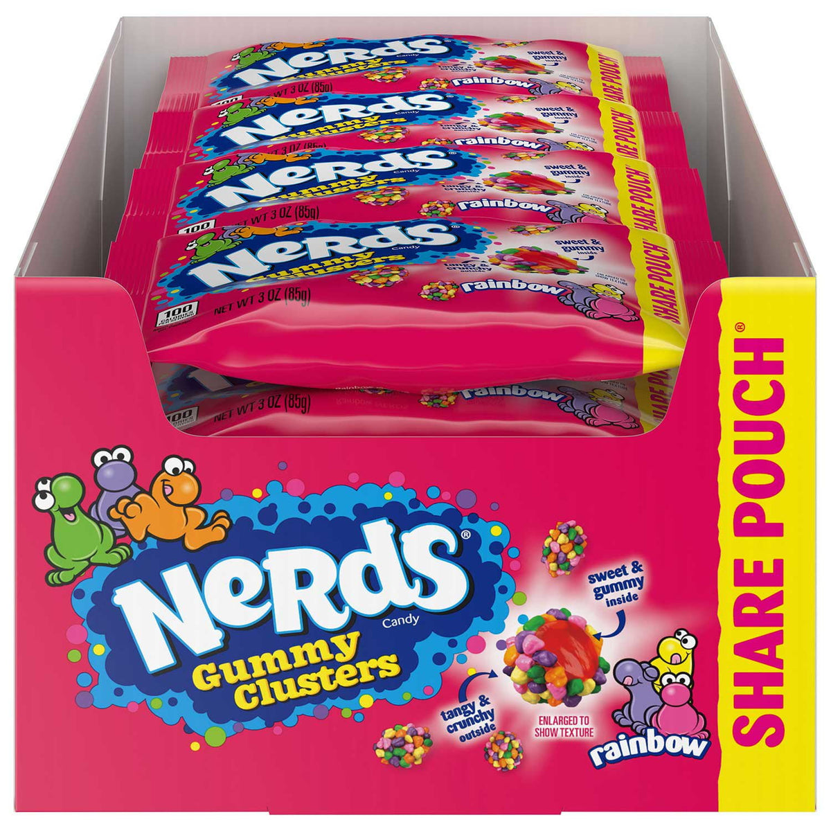 미국직구 Nerds 젤리 85g / Nerds Gummy Clusters Candy, Share Size, 85g, 12 pk. 1