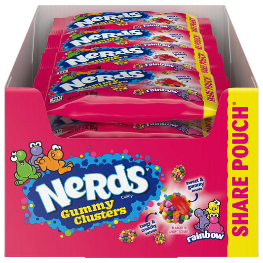미국직구 Nerds 젤리 85g / Nerds Gummy Clusters Candy, Share Size, 85g, 12 pk. 1