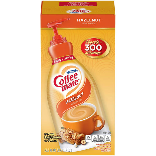 미국직구 Nestle Coffee-mate Liquid 커피 1.4kg / Nestle Coffee-mate Liquid Creamer Pump, Hazelnut 1.4kg 1