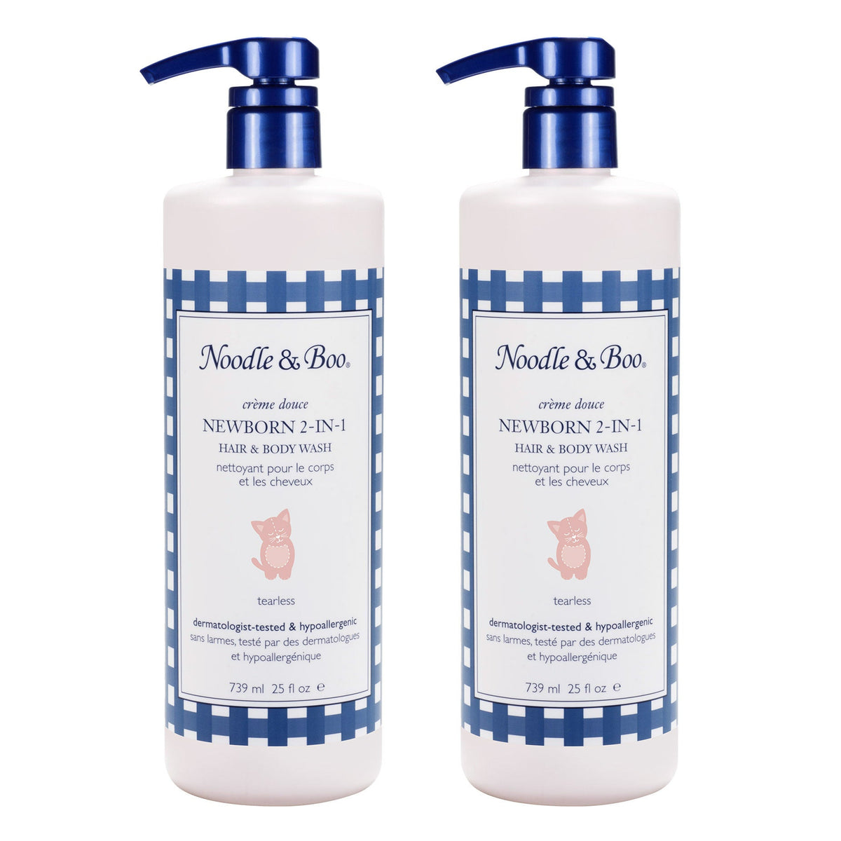 미국직구 Noodle & Boo 739ml 2팩 / Noodle & Boo Newborn 2-in-1 Hair & Body Wash, 739ml, 2-pack 1