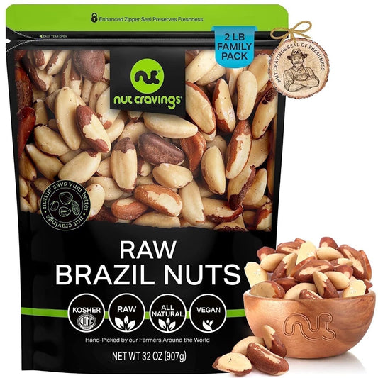 미국직구 Nut Cravings Raw 견과 907g / Nut Cravings Raw Brazil Nuts Unsalted No Shell (907g - 2 Lbs) 1
