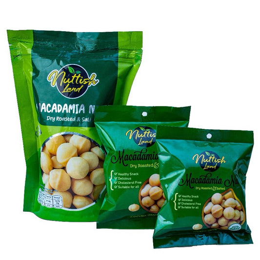 미국직구 Nuttish Land Roasted 견과 100g 4팩 / Nuttish Land Roasted & Salted Macadamia Nuts - 4-Pack, 100g b 1