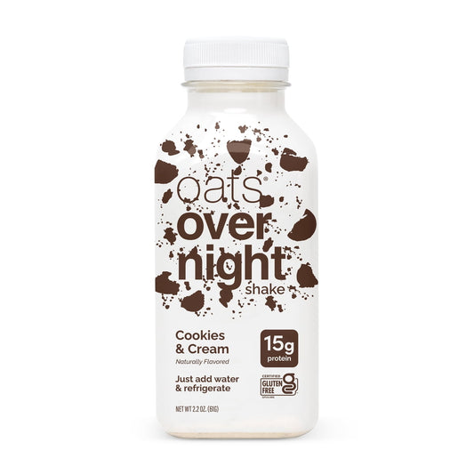 미국직구 Oats Overnight 과자 62g / Oats Overnight Cookies & Cream Protein Overnight Oatmeal Shake, 62g, 1 1
