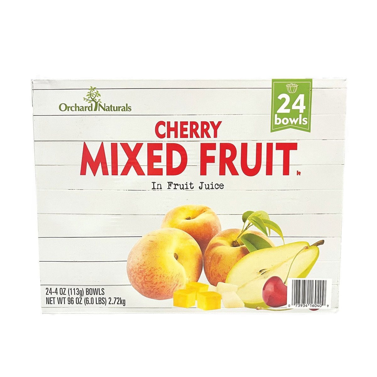 미국직구 Orchard 113g 24팩 / Orchard Natural Cherry Mixed Fruit in Fruit Juice 113g, 24 ct. 1
