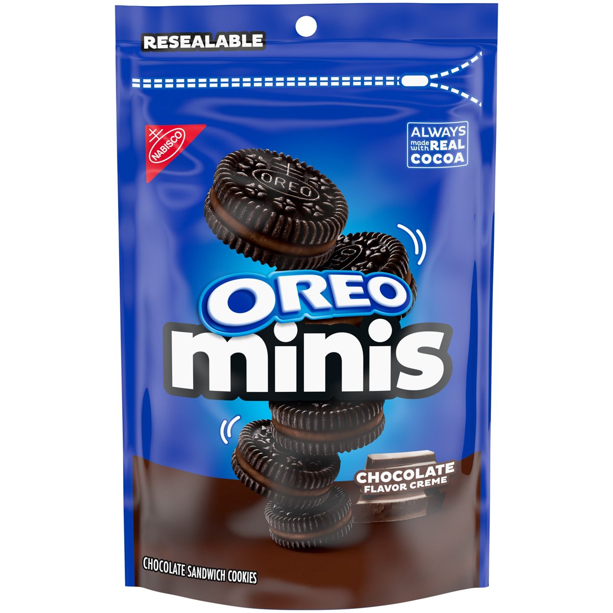 미국직구 OREO Minis 초콜릿 227g 2팩 / OREO Minis Chocolate Creme Chocolate Sandwich Cookies, 227g, 2 Pack Bu 1