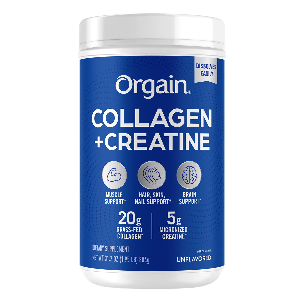 미국직구 Orgain 콜라겐 / Orgain Collagen + Creatine, Unflavored, 1.95 lbs 1
