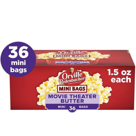 미국직구 Orville Redenbacher's Movie 43g / Orville Redenbacher's Movie Butter Microwave Popcorn, Mini Ba 1
