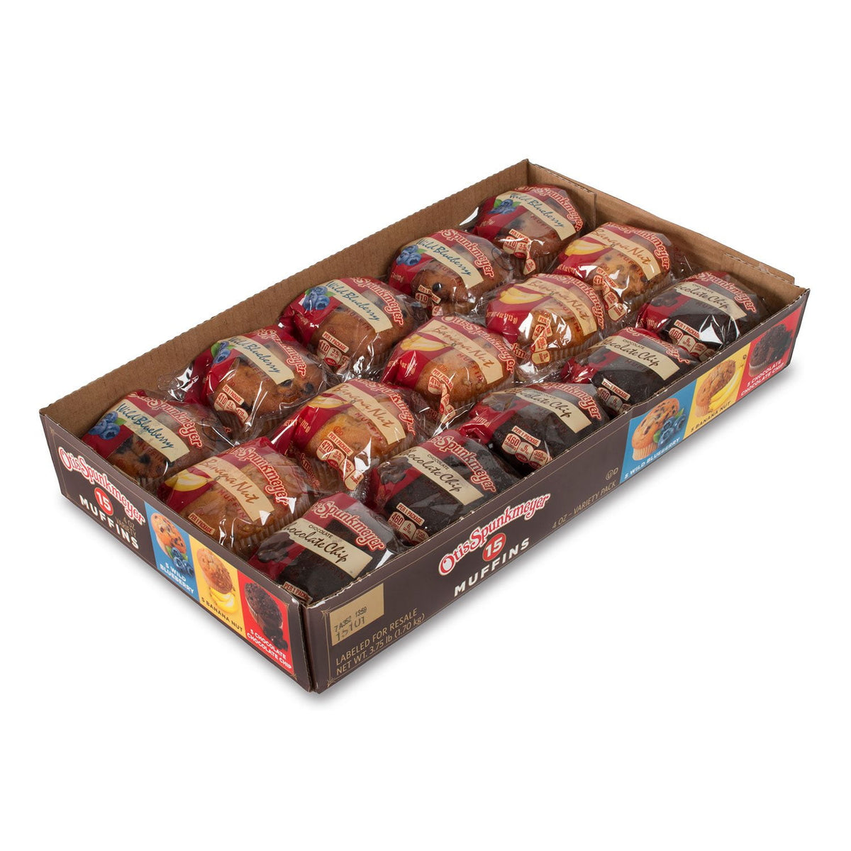 미국직구 Otis Spunkmeyer 113g / Otis Spunkmeyer Variety Pack Muffins, 113g, 15 pk. 1