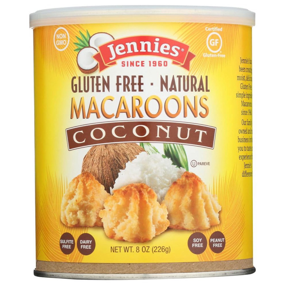 미국직구 견과 227g 12팩 / (Pack Of 12) Jennies Macaroon Coconut Pouch 227g 1