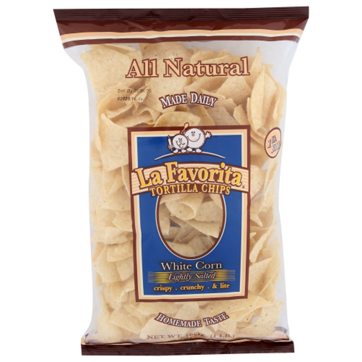 미국직구 454g 12팩 / (Pack Of 12) La Favorita Tortilla Chip White Corn 454g 1