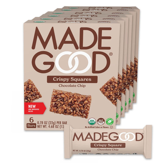 미국직구 초콜릿 133g 18팩 / (Pack Of 18) Madegood Rice Crispy Squares Chocolate Chip 133g 1