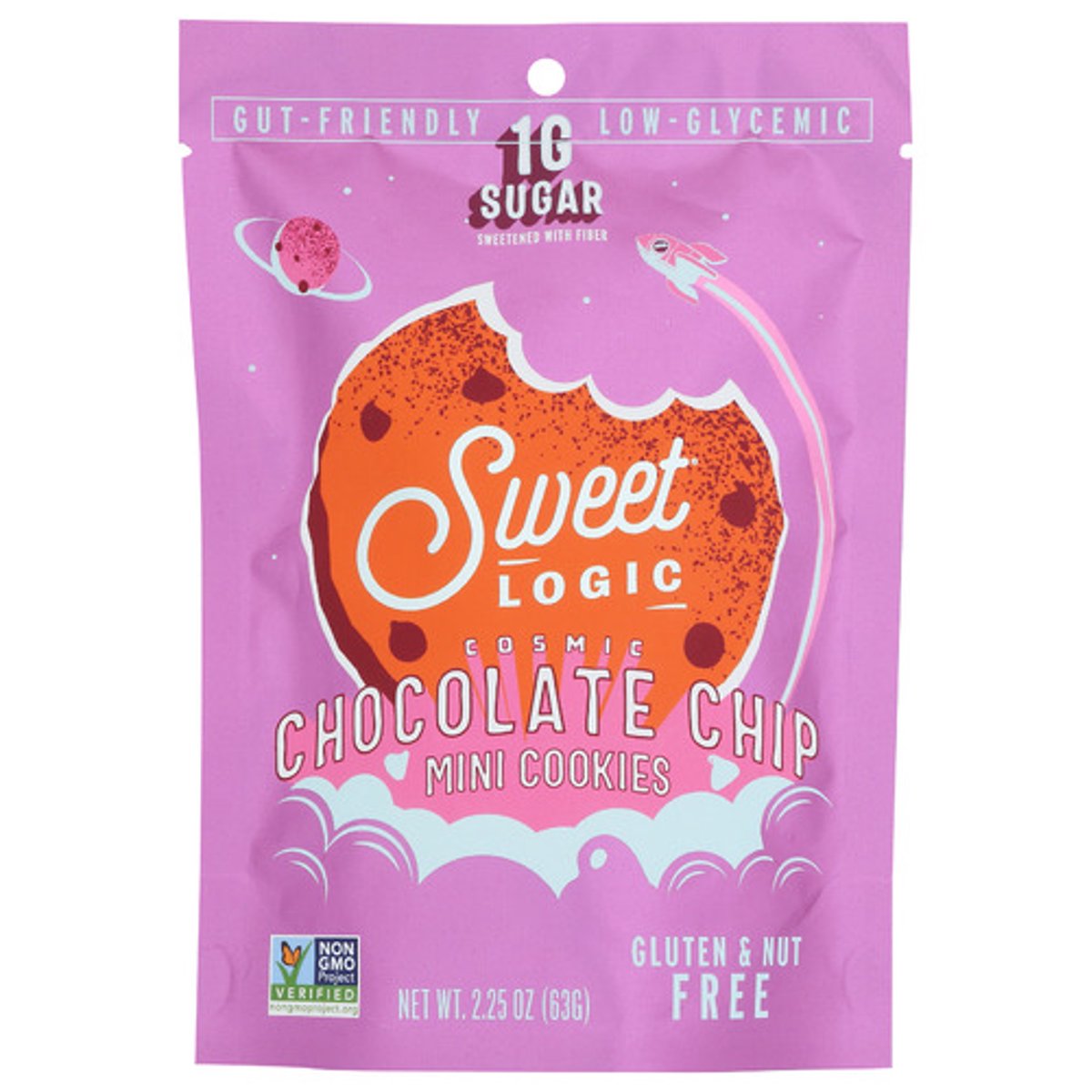미국직구 초콜릿 64g 18팩 / (Pack Of 18) Sweet Logic Cookie Mini Chocolate Chip 64g 1