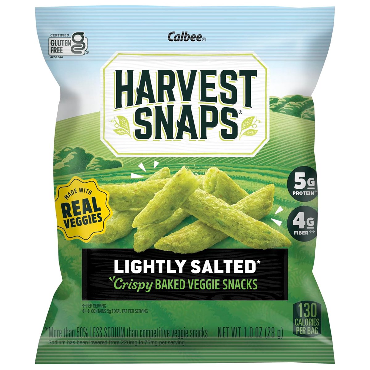 미국직구 50g 32팩 / (Pack Of 32) Harvest Snaps Snack Crisps Light Salt 50g 1