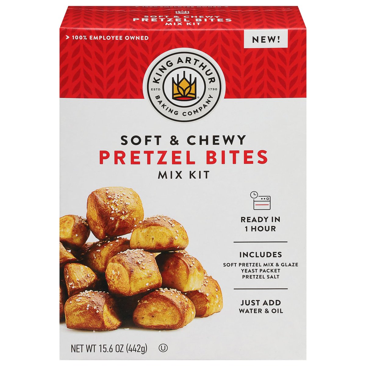 미국직구 442g 6팩 / (Pack Of 6) King Arthur Pretzel Bites Mix Kit 442g 1