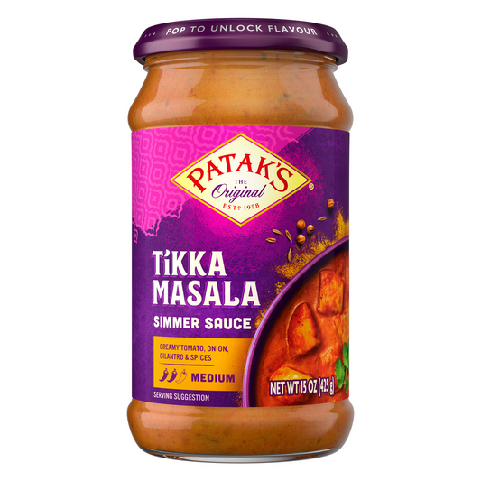 미국직구 Patak's Tikka Masala 425g 2팩 / Patak's Tikka Masala Simmer Sauce, 425g, 2 Pack Bundle 1