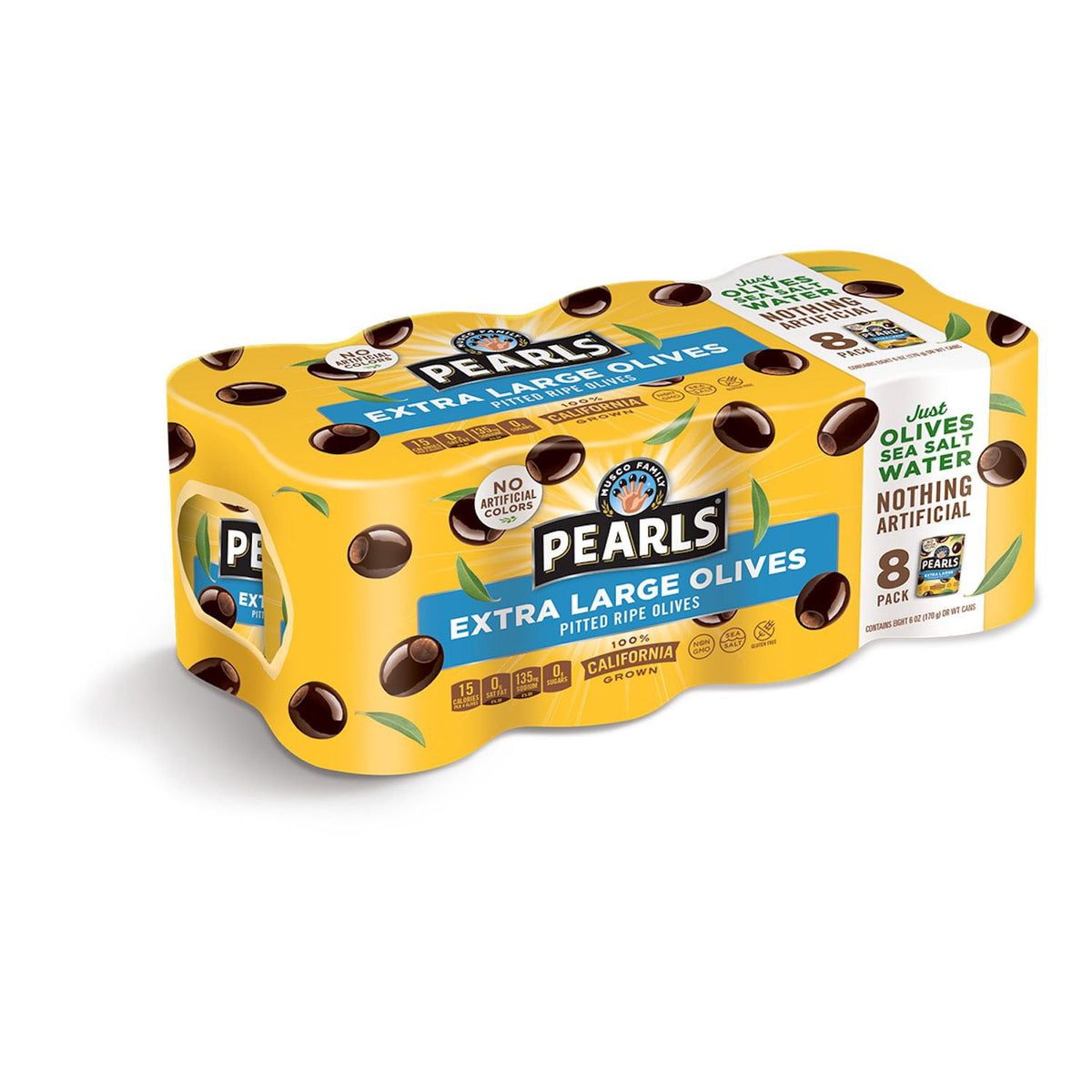 미국직구 Pearls Extra-Large Pitted 170g / Pearls Extra-Large Pitted Olives, 170g, 8 pk. 1
