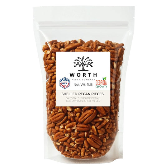 미국직구 Pecan Pieces 견과 / Pecan Pieces 1 lb | Georgia-grown Raw Chopped Pecans | Premium Grade A 1