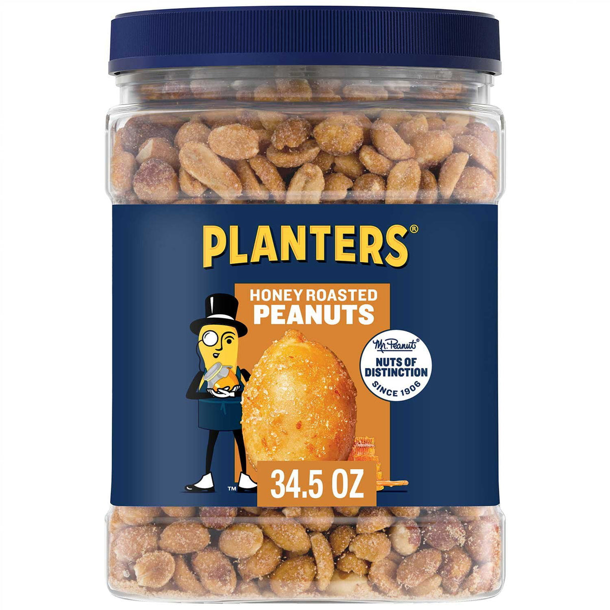 미국직구 Planters Honey Roasted 견과 978g / Planters Honey Roasted Peanuts, 978g 1