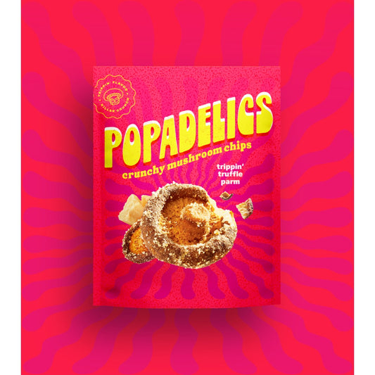 미국직구 Popadelics Crunchy Mushroom 초콜릿 / Popadelics Crunchy Mushroom Chips Trippin' Truffle Parm Shiit 1