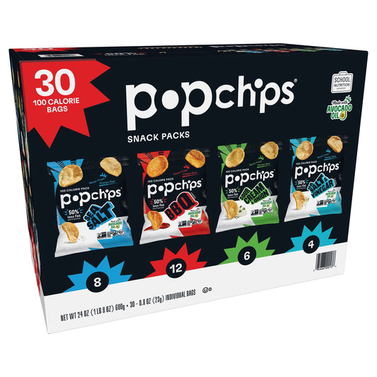 미국직구 Popchips 23g / Popchips Variety Pack Chips, 23g, 30 pk. 1