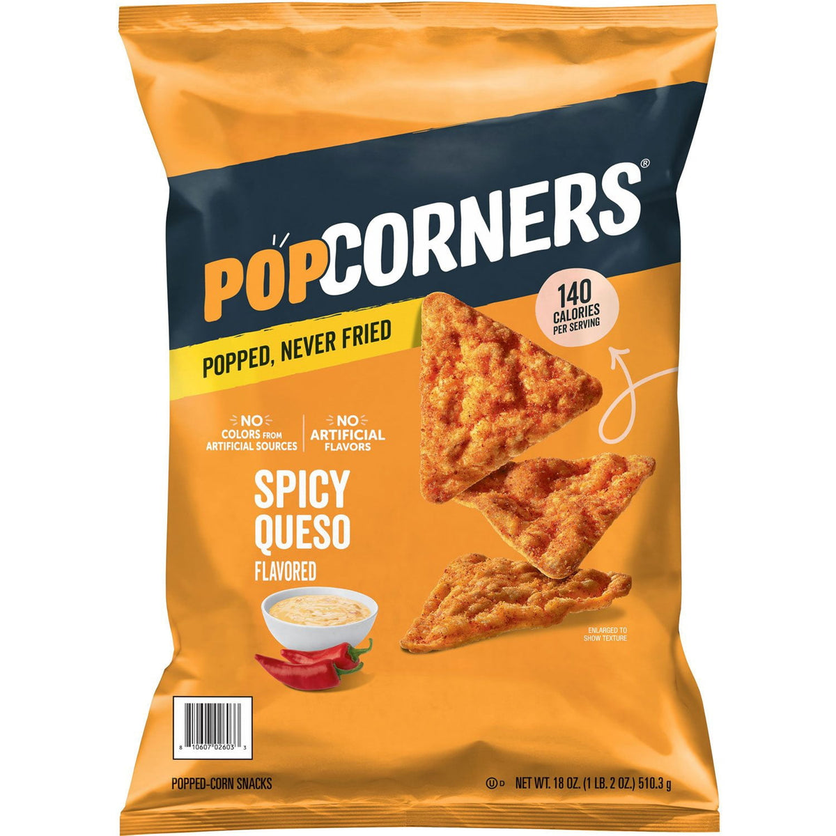미국직구 PopCorners Spicy Queso 510g / PopCorners Spicy Queso Flavored Popped Corn Snacks, 510g 1