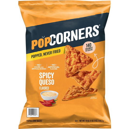 미국직구 PopCorners Spicy Queso 510g / PopCorners Spicy Queso Flavored Popped Corn Snacks, 510g 1