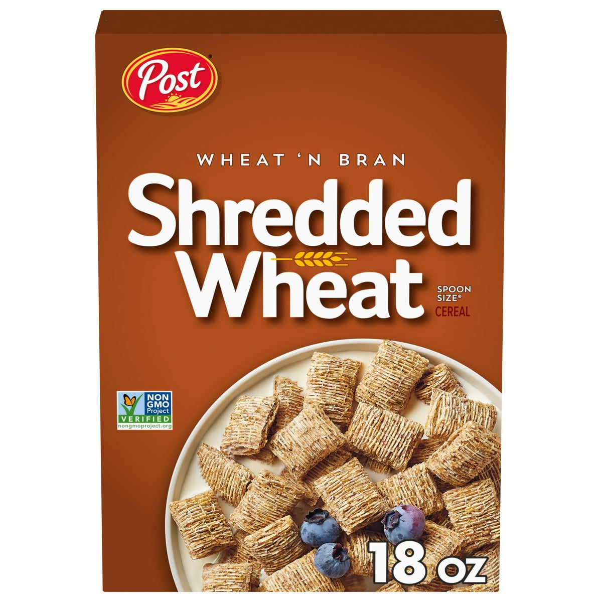 미국직구 Post Wheat N 510g 2팩 / Post Wheat N Bran Shredded Wheat High Fiber Breakfast Cereal Certified 1