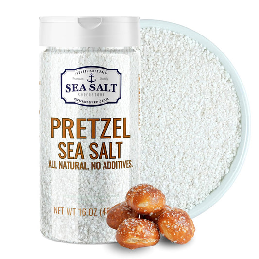 미국직구 Pretzel Coarse Sea / Pretzel Coarse Sea Salt for Soft Pretzels, Heat Resistant Bagel and So 1