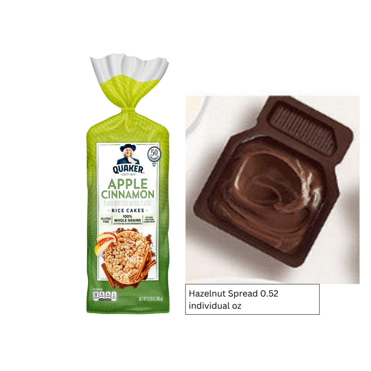미국직구 Quaker Rice Cakes 185g / Quaker Rice Cakes Apple Cinnamon Crunch Gluten Free 185g 1